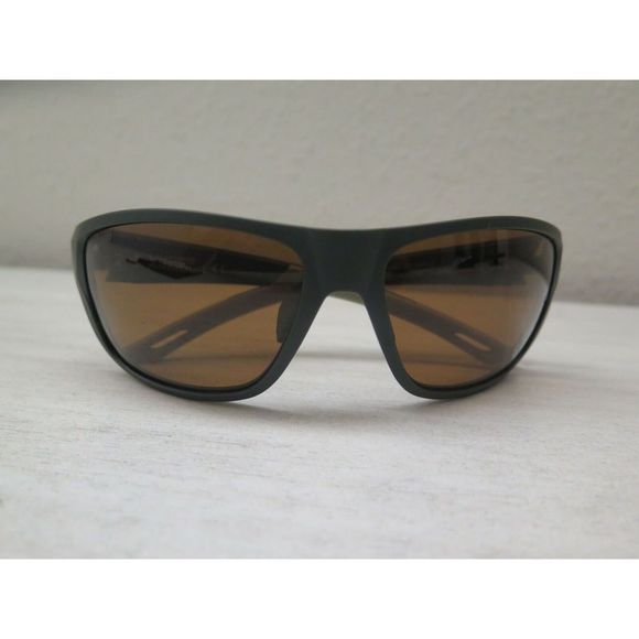 Under Armour UA 0004/S Battle Men's Green Rectangular Brown Polarized Sunglasses - Picture 4 of 11